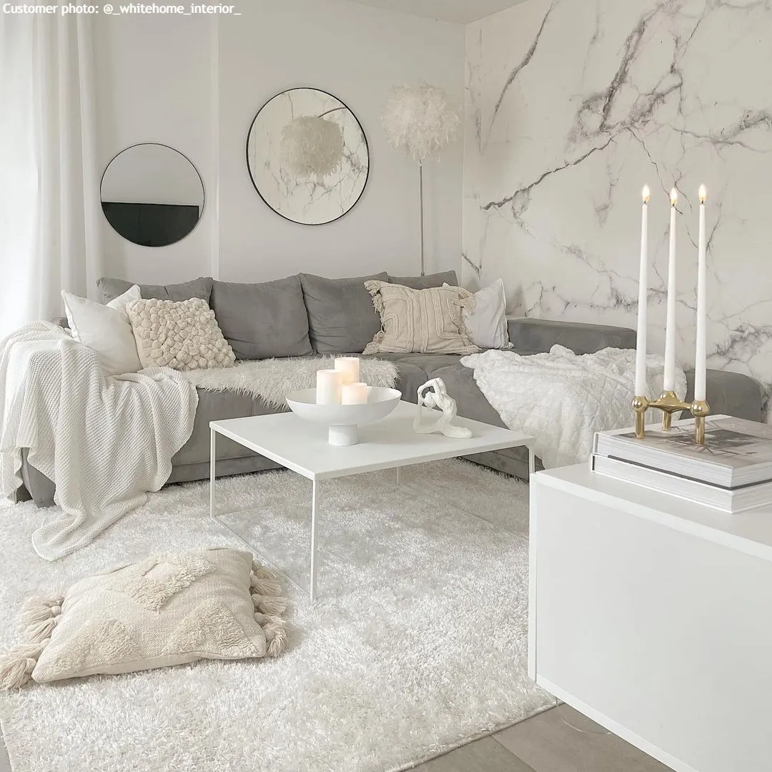 Hoogpolig Vloerkleed - Cosy (wit) 14 Hoogpolig Vloerkleed - Cosy (wit) - Afbeelding 12