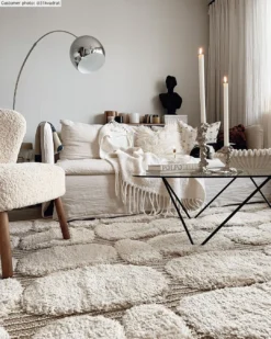 Hoogpolig Vloerkleed - Fondi (beige) 40 Hoogpolig Vloerkleed - Fondi (beige) -Tapijt Winkel xx31kvadratfondi1.jpg