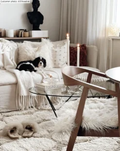 Hoogpolig Vloerkleed - Fondi (beige) 41 Hoogpolig Vloerkleed - Fondi (beige) -Tapijt Winkel xx31kvadratfondi3.jpg