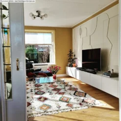 Hoogpolig Vloerkleed - Sezze (beige/multi) -Tapijt Winkel xxachterdegordijntjesvansezze.jpg