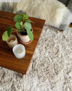 Hoogpolig Vloerkleed - Kanvas (beige) -Tapijt Winkel xxbladochboning kanvasbeige1.jpg