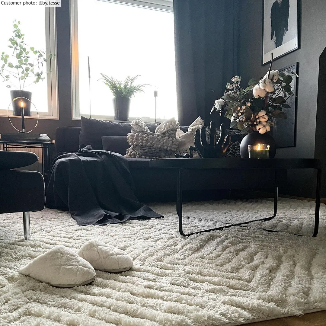 Hoogpolig Vloerkleed - Monti (offwhite) 18 Hoogpolig Vloerkleed - Monti (offwhite) - Afbeelding 16