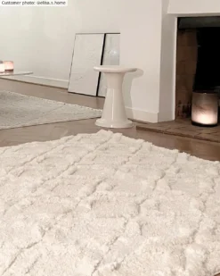 Hoogpolig Vloerkleed - Everett (offwhite) -Tapijt Winkel xxelisa.s.home everett1.jpg