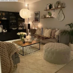 Hoogpolig Vloerkleed - Everett (offwhite) -Tapijt Winkel xxnewhomebynina everett.jpg