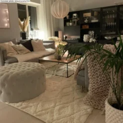 Hoogpolig Vloerkleed - Everett (offwhite) -Tapijt Winkel xxnewhomebynina everett2.jpg