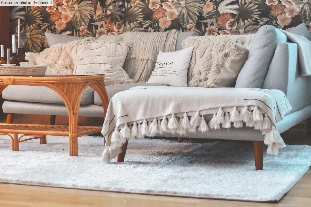 Hoogpolig Vloerkleed - Cosy (beige) 9 Hoogpolig Vloerkleed - Cosy (beige) - Afbeelding 7