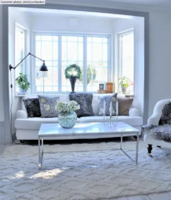 Hoogpolig Vloerkleed - Everett (offwhite) -Tapijt Winkel xxxmittjunibackeneverettoffwhite.jpg