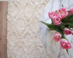 Hoogpolig Vloerkleed - Everett (offwhite) -Tapijt Winkel xxxvillasleipnereverettoffwhite2.jpg