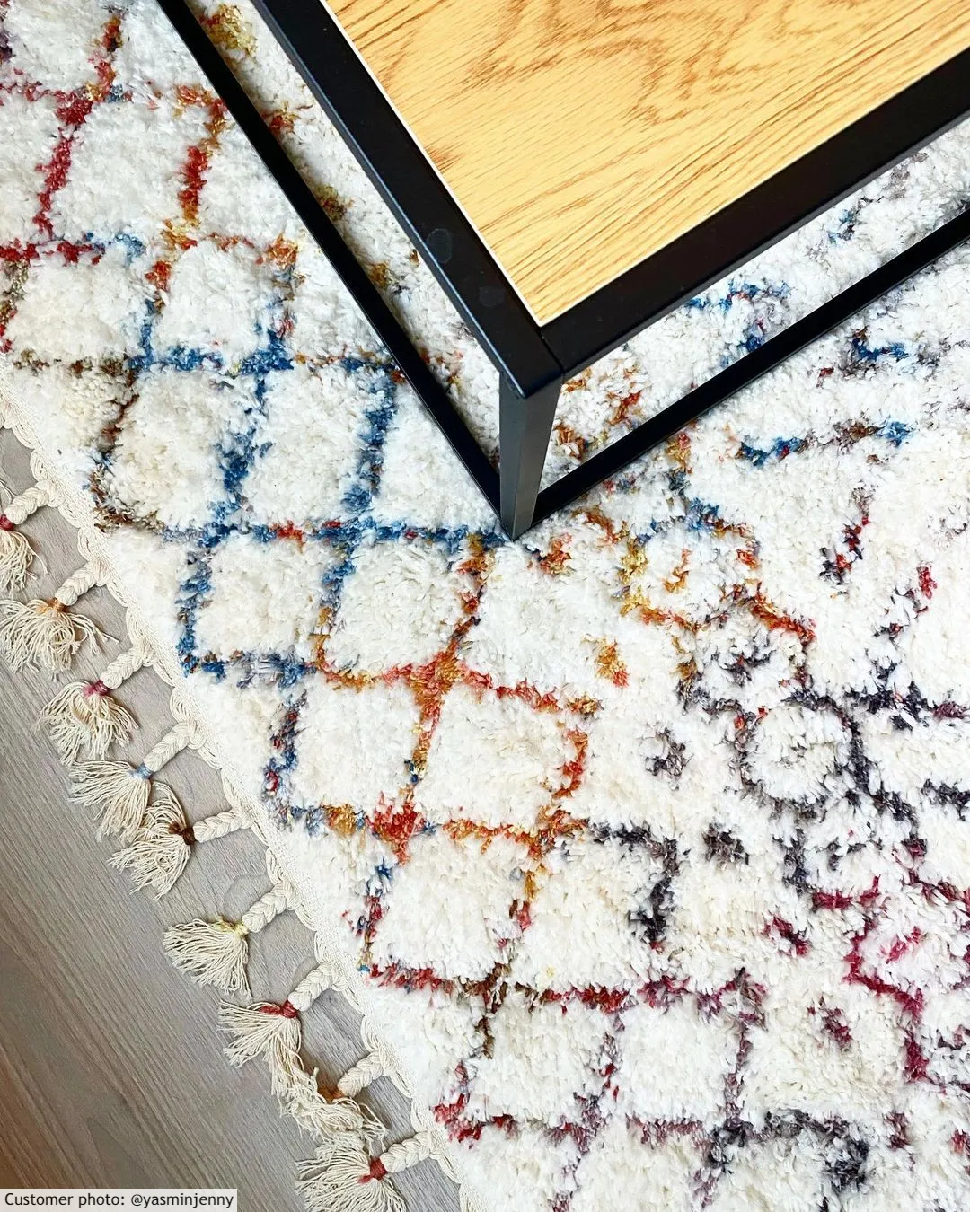 Hoogpolig Vloerkleed - Marini (multi) 5 Hoogpolig Vloerkleed - Marini (multi) - Afbeelding 3